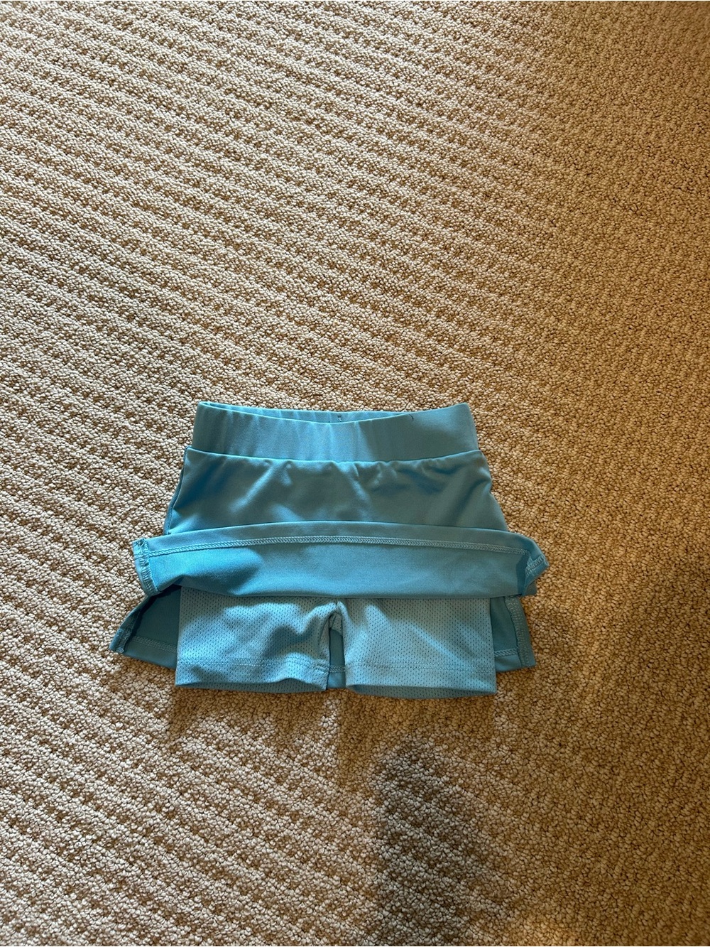 Baby Nike Dry Fit Skort Blue with Pink Swoosh - Picture 7 of 7